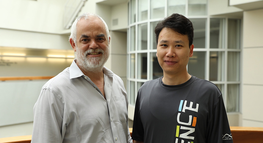 Senior investigator Floyd E. Romesberg and first author Tingjian Chen.