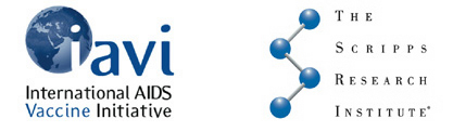 Images of Logos for the International AIDS Vaccine Initiative and The Scripps Research Institute