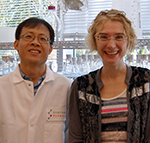 Professor Corinne Lasmésas (right) and Staff Scientist Minghai Zhou of The Scripps Research Institute's Florida campus were among the authors of the new paper.